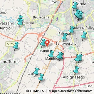 Mappa Via Ca' Rasi, 35142 Padova PD, Italia (2.839)