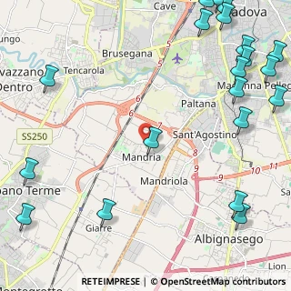 Mappa Via Ca' Rasi, 35142 Padova PD, Italia (3.5185)
