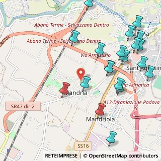 Mappa Via Ca' Rasi, 35142 Padova PD, Italia (1.2705)