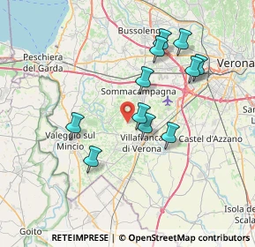 Mappa Località Pigno, 37069 Villafranca di Verona VR, Italia (6.70273)