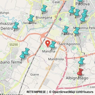 Mappa Via Cà Rasi, 35142 Padova PD, Italia (3.06933)