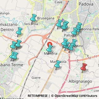 Mappa Via Cà Rasi, 35142 Padova PD, Italia (2.353)