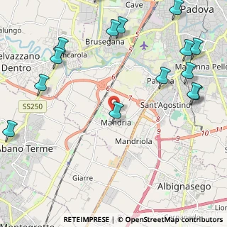Mappa Via Cà Rasi, 35142 Padova PD, Italia (2.984)