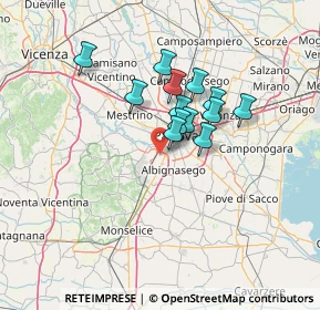 Mappa Via Cà Rasi, 35142 Padova PD, Italia (9.78154)