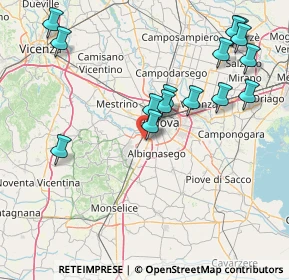 Mappa Via Cà Rasi, 35142 Padova PD, Italia (17.88267)