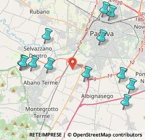 Mappa Via Cà Rasi, 35142 Padova PD, Italia (4.97333)