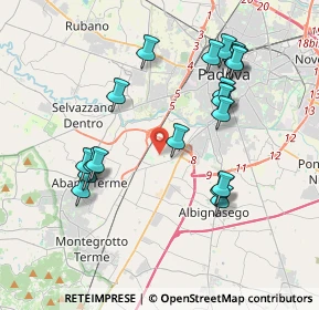 Mappa Via Cà Rasi, 35142 Padova PD, Italia (3.878)