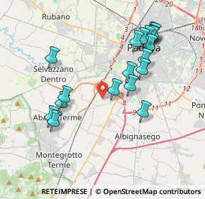 Mappa Via Cà Rasi, 35142 Padova PD, Italia (3.96316)