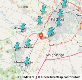 Mappa Via Cà Rasi, 35142 Padova PD, Italia (4.12)