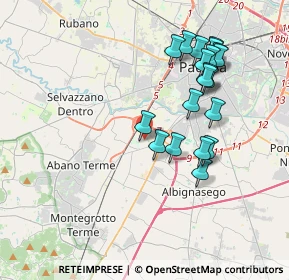 Mappa Via Cà Rasi, 35142 Padova PD, Italia (3.722)