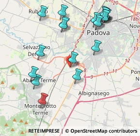 Mappa Via Cà Rasi, 35142 Padova PD, Italia (4.754)