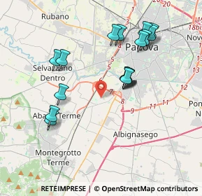 Mappa Via Cà Rasi, 35142 Padova PD, Italia (3.71882)