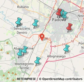 Mappa Via Cà Rasi, 35142 Padova PD, Italia (4.84364)
