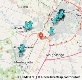 Mappa Via Cà Rasi, 35142 Padova PD, Italia (4.53158)