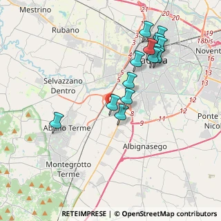 Mappa Via Cà Rasi, 35142 Padova PD, Italia (3.86714)