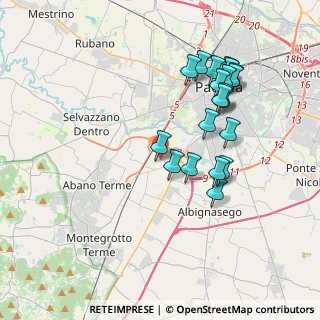 Mappa Via Cà Rasi, 35142 Padova PD, Italia (3.722)