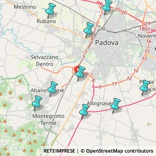 Mappa Via Cà Rasi, 35142 Padova PD, Italia (5.91545)