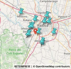 Mappa Via Cà Rasi, 35142 Padova PD, Italia (5.33308)