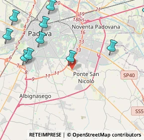 Mappa Via Don A. Scapin, 35020 Ponte San Nicolò PD, Italia (5.92818)