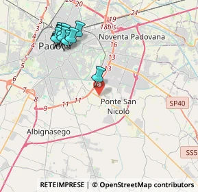 Mappa Via Don A. Scapin, 35020 Ponte San Nicolò PD, Italia (4.52182)