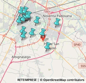 Mappa Via Don A. Scapin, 35020 Ponte San Nicolò PD, Italia (4.08667)