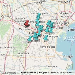 Mappa Via Scapin A., 35020 Ponte San Nicolò PD, Italia (10.276)