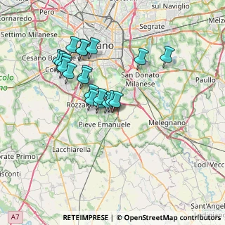 Mappa Via Relivio, 20085 Locate di Triulzi MI, Italia (6.511)