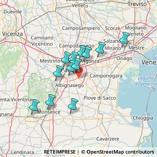 Mappa Via Don Angelo Scapin, 35020 Ponte San Nicolò PD, Italia (11.965)