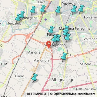 Mappa Di Albignasego PD IT, 35020 Sant'Agostino PD, Italia (2.45667)