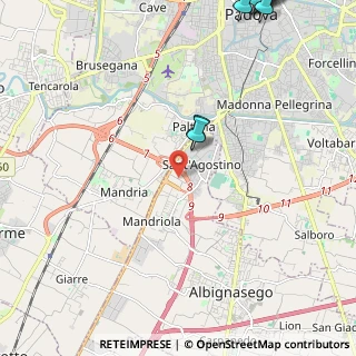Mappa Di Albignasego PD IT, 35020 Sant'Agostino PD, Italia (3.82917)