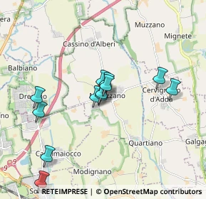Mappa 26837 Mulazzano LO, Italia (1.59583)
