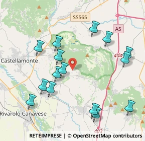 Mappa Regione Florera, 10011 Agliè TO, Italia (4.38)