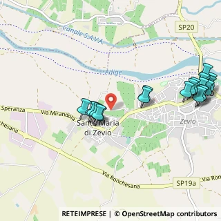 Mappa Via Boggiola, 37059 Zevio VR, Italia (1.2235)