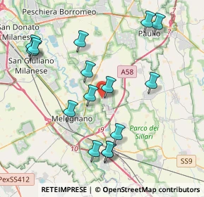Mappa Viale Lombardia, 20070 Dresano MI, Italia (4.23)