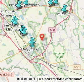 Mappa Viale Lombardia, 20070 Dresano MI, Italia (5.5545)