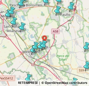 Mappa Viale Lombardia, 20070 Dresano MI, Italia (6.2445)