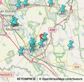 Mappa Viale Lombardia, 20070 Dresano MI, Italia (4.62714)