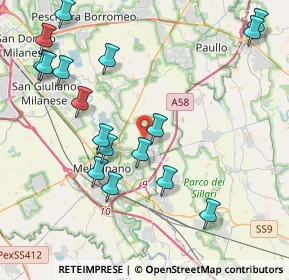 Mappa Viale Lombardia, 20070 Dresano MI, Italia (4.72941)