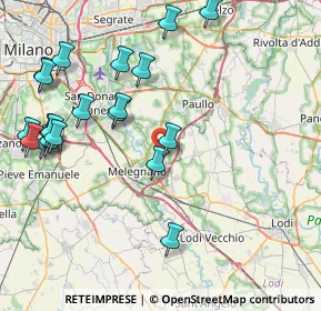Mappa Viale Lombardia, 20070 Dresano MI, Italia (9.5995)