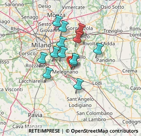 Mappa Viale Lombardia, 20070 Dresano MI, Italia (9.94846)