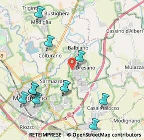 Mappa Viale Lombardia, 20070 Dresano MI, Italia (2.37909)