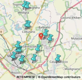 Mappa Viale Lombardia, 20070 Dresano MI, Italia (2.36188)