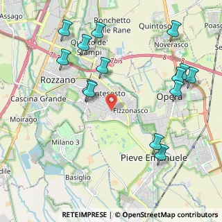 Mappa Via Fratelli Rosselli, 20090 Milano MI, Italia (2.41071)