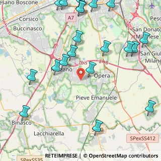 Mappa Via Fratelli Rosselli, 20090 Milano MI, Italia (5.7035)