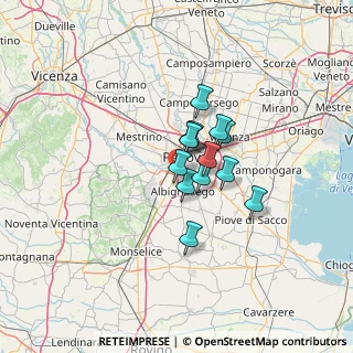 Mappa 35020 Sant'Agostino PD, Italia (7.84385)