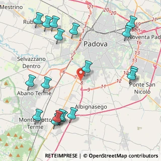 Mappa 35020 Sant'Agostino PD, Italia (5.40167)