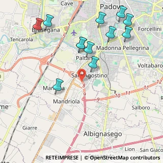 Mappa 35020 Sant'Agostino PD, Italia (2.41417)