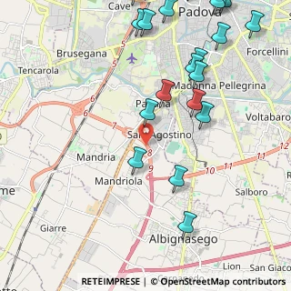 Mappa 35020 Sant'Agostino PD, Italia (2.8515)