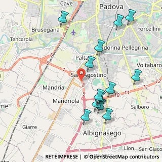 Mappa 35020 Sant'Agostino PD, Italia (2.20462)