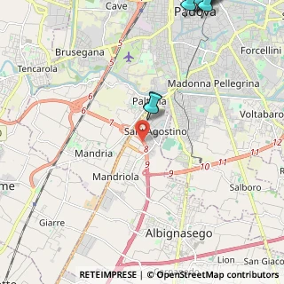 Mappa 35020 Sant'Agostino PD, Italia (3.76333)